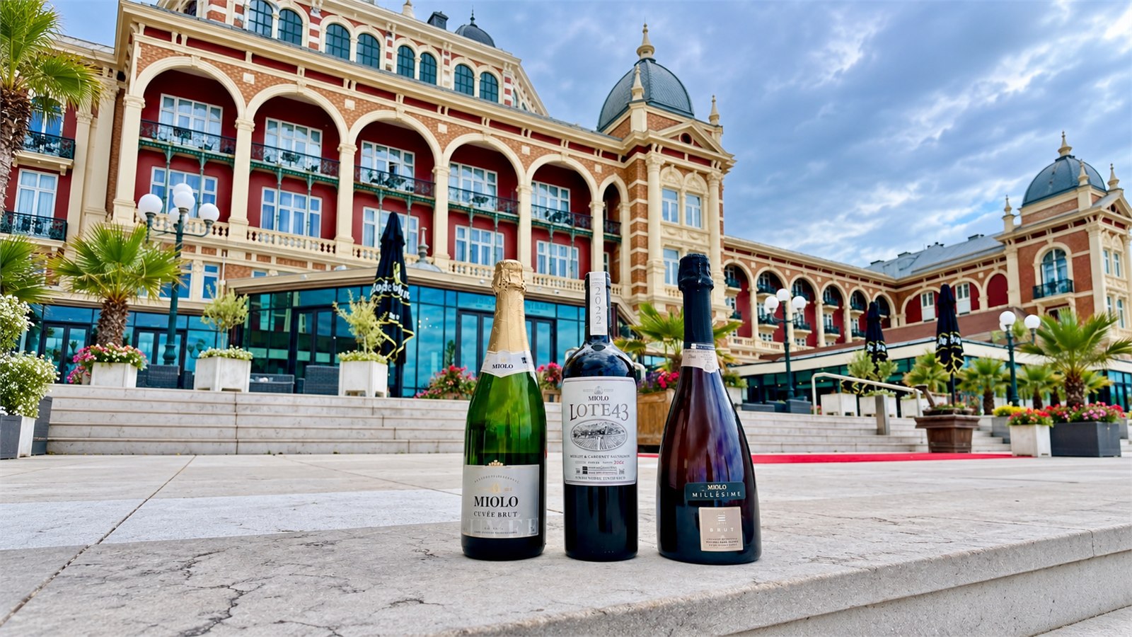 Photograph of Miolo wines at the Kurhaus in Scheveningen